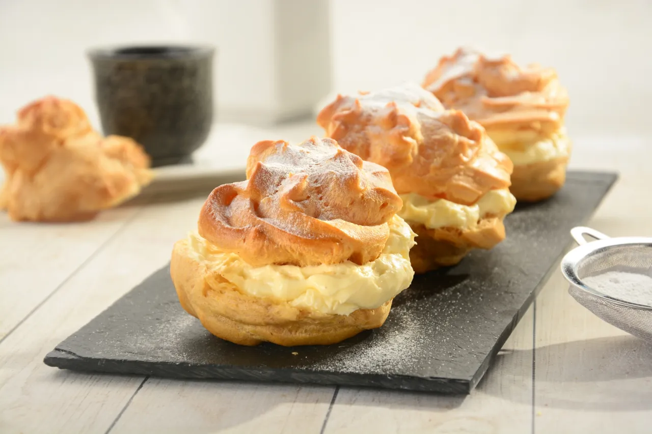 składniki na ciasto ptysiowe do karpatki