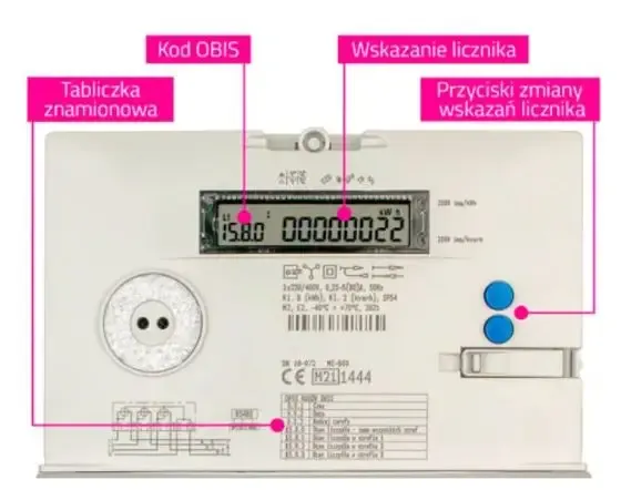 licznik prądu elektroniczny kod 1.8.0