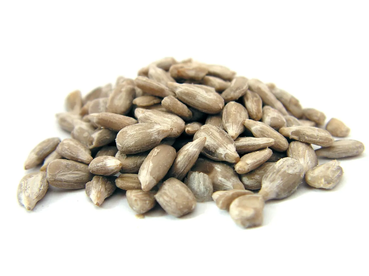 zdjęcia łuskanych nasion słonecznika