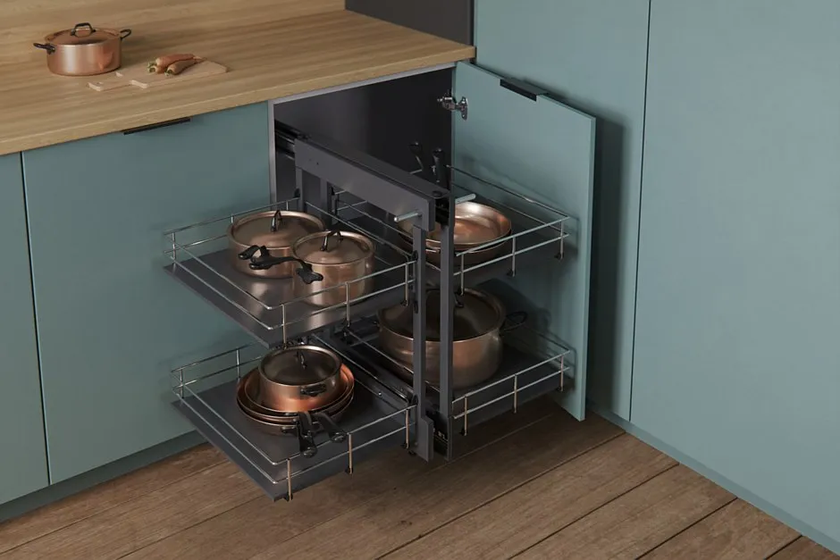 systemy do szafek narożnych w kuchni