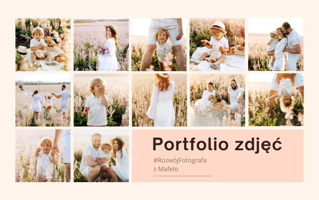 Przykładowe portfolio fotografa różnorodne sesje