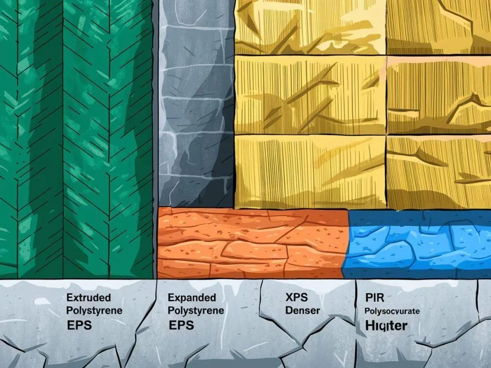 rodzaje styropianu fundamentowego EPS XPS