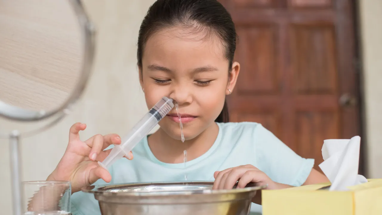 dziecko katar alergiczny