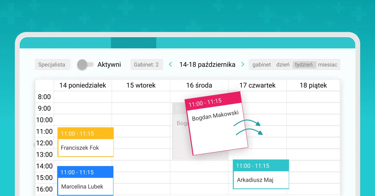 telefon kalendarz odwoływanie wizyty dentysta