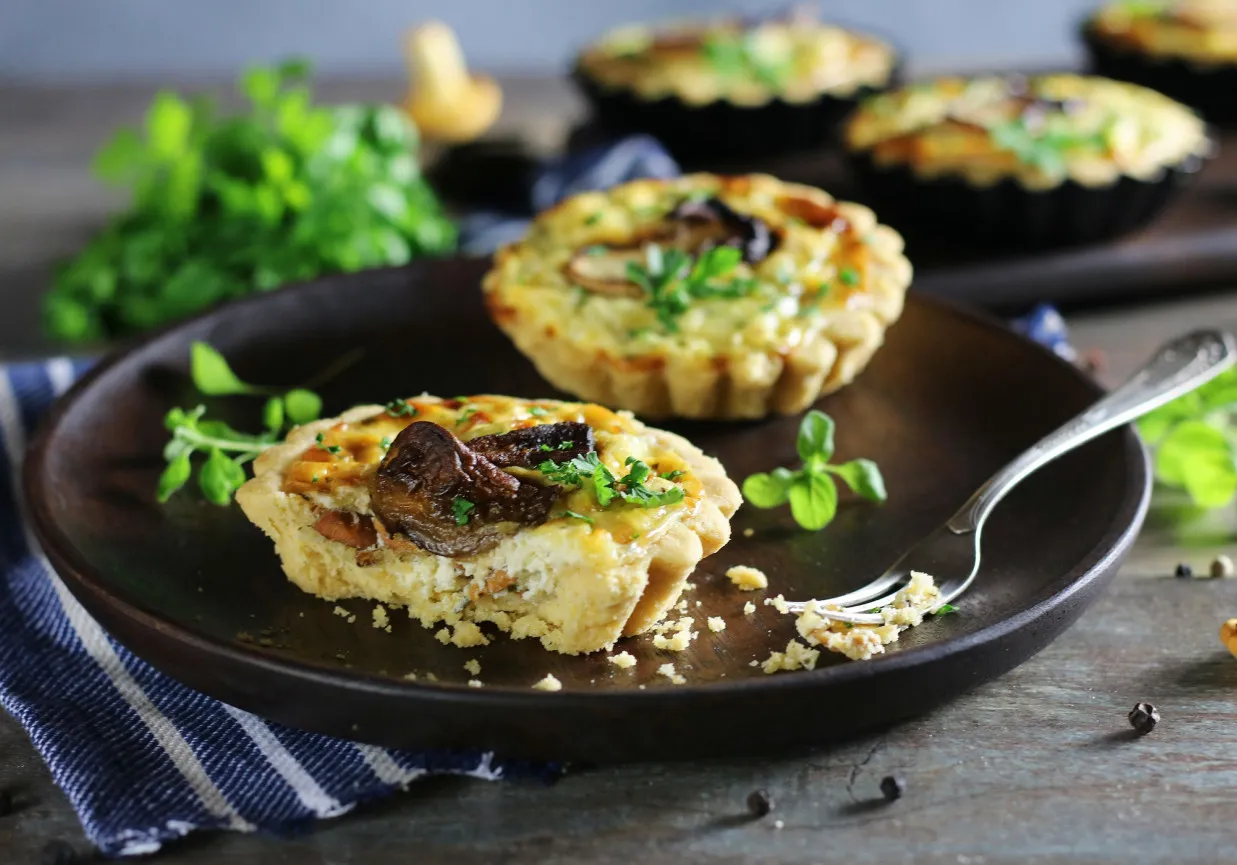 mini quiche paszteciki przekąski na ciepło