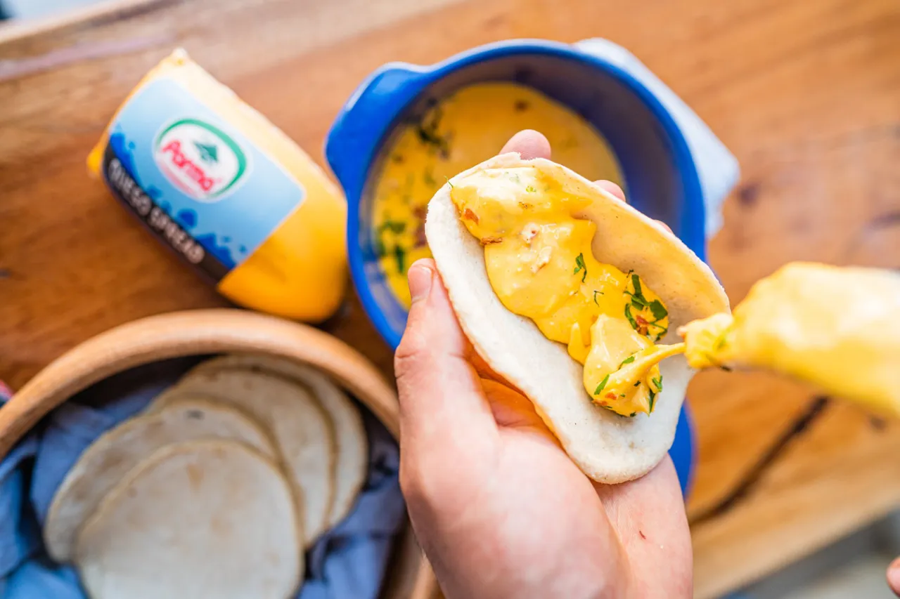 tipos de queso para nachos derretido