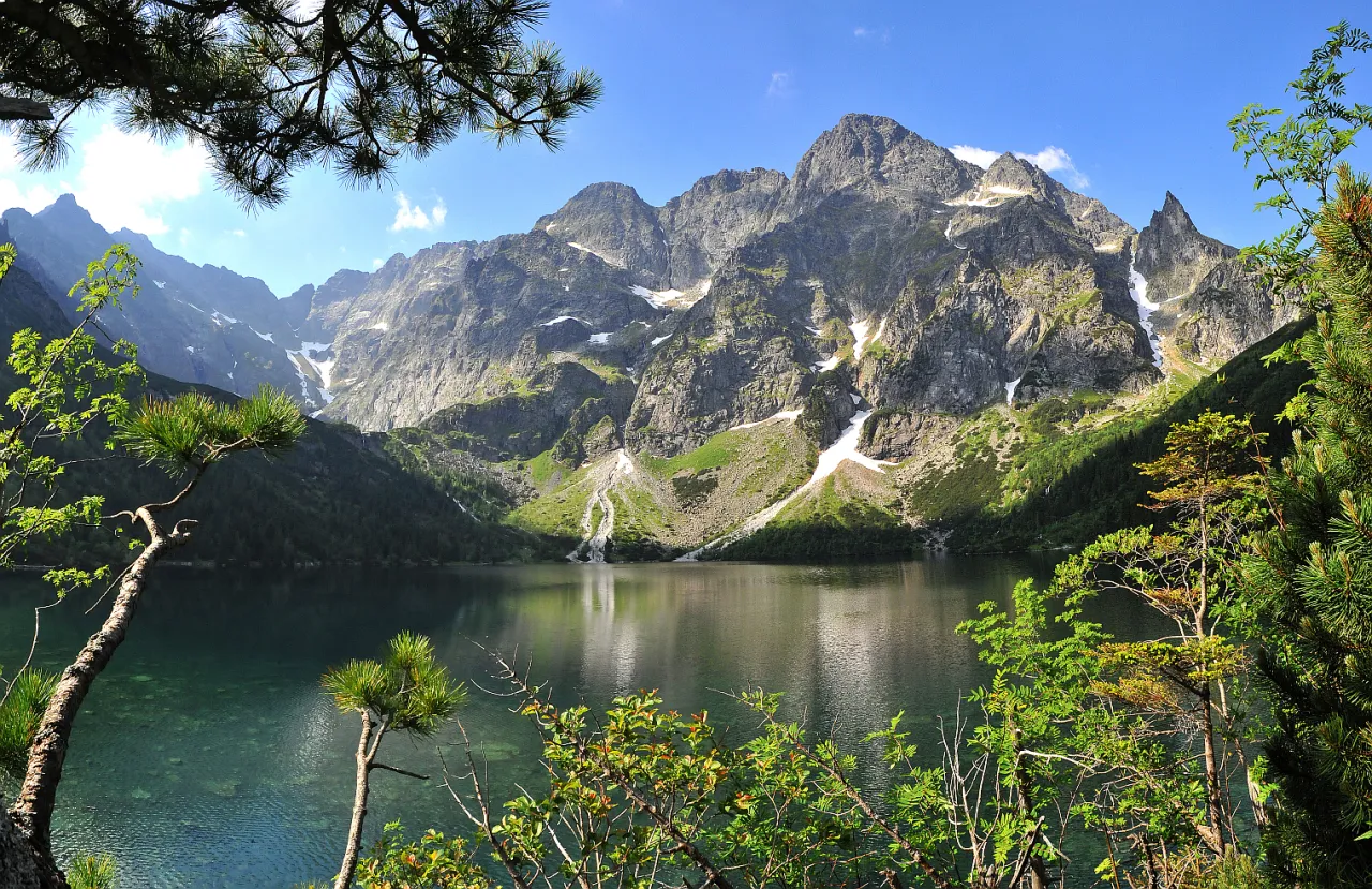 Tatry Morskie Oko widok lato