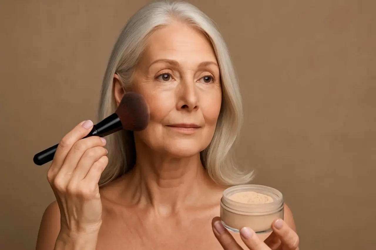 puder do cery dojrzałej składniki soft focus