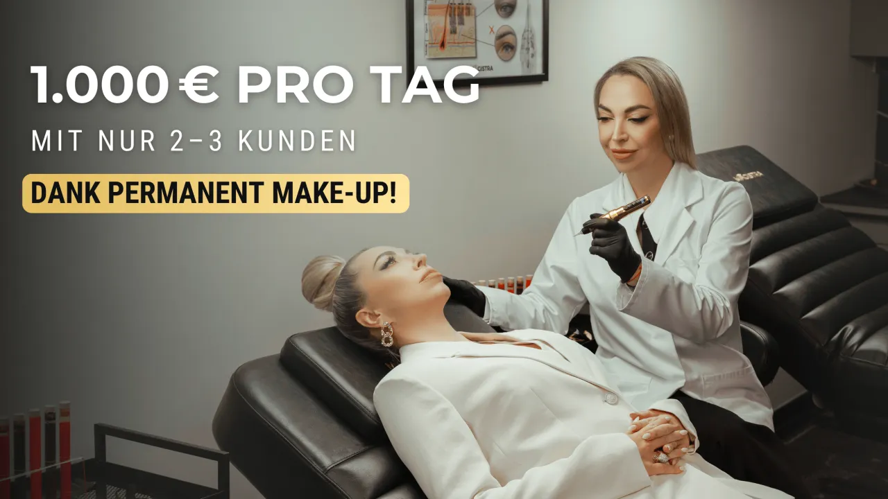 Professionelles Permanent Make-up Studio Hygiene