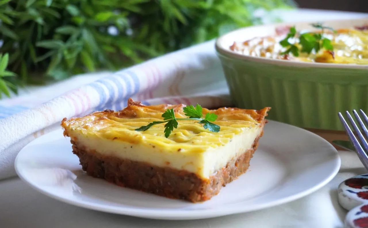 wegańska zapiekanka pasterska gotowa