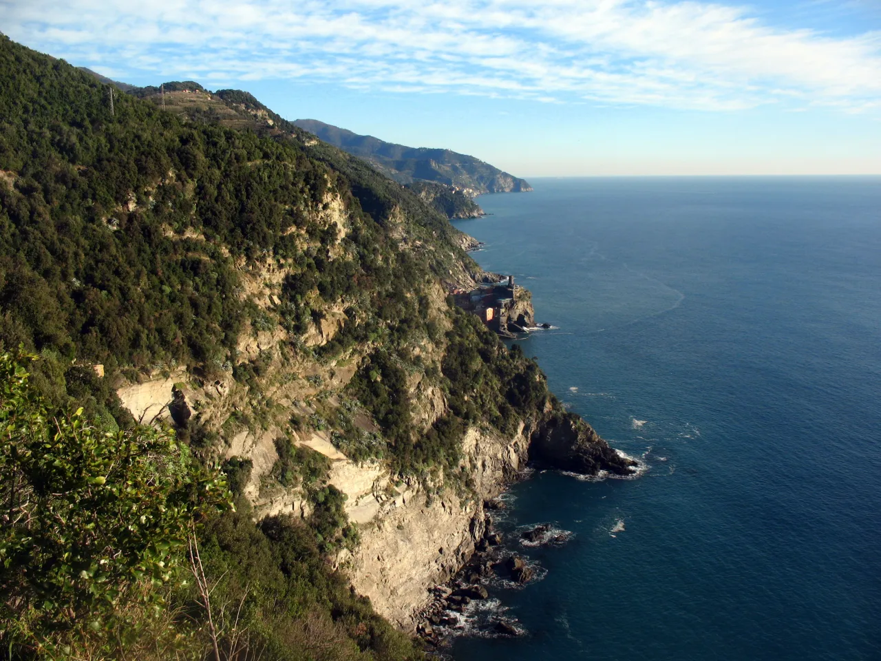 Riviera di Levante Küste Gesamtansicht