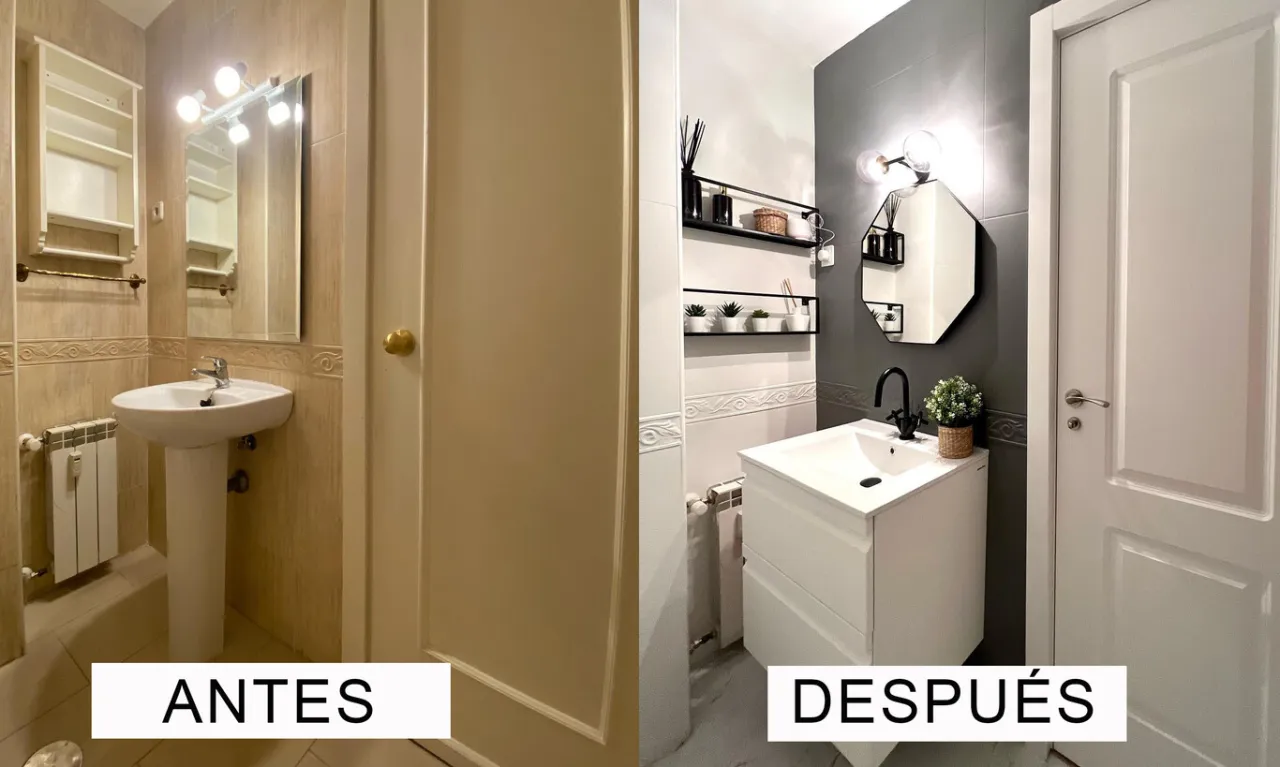 Zdjęcie Reforma baño pequeño: antes y después | Ideas, costes y diseño experto