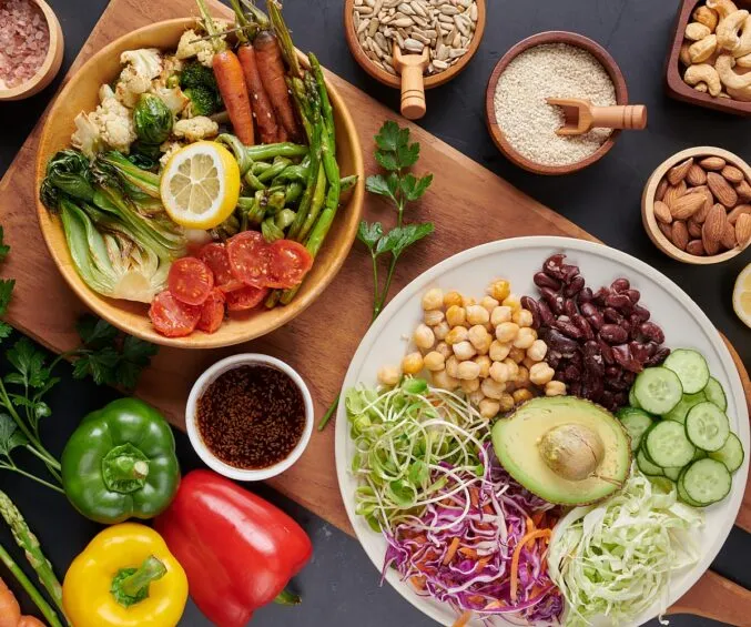 talerz zdrowej diety biegacza