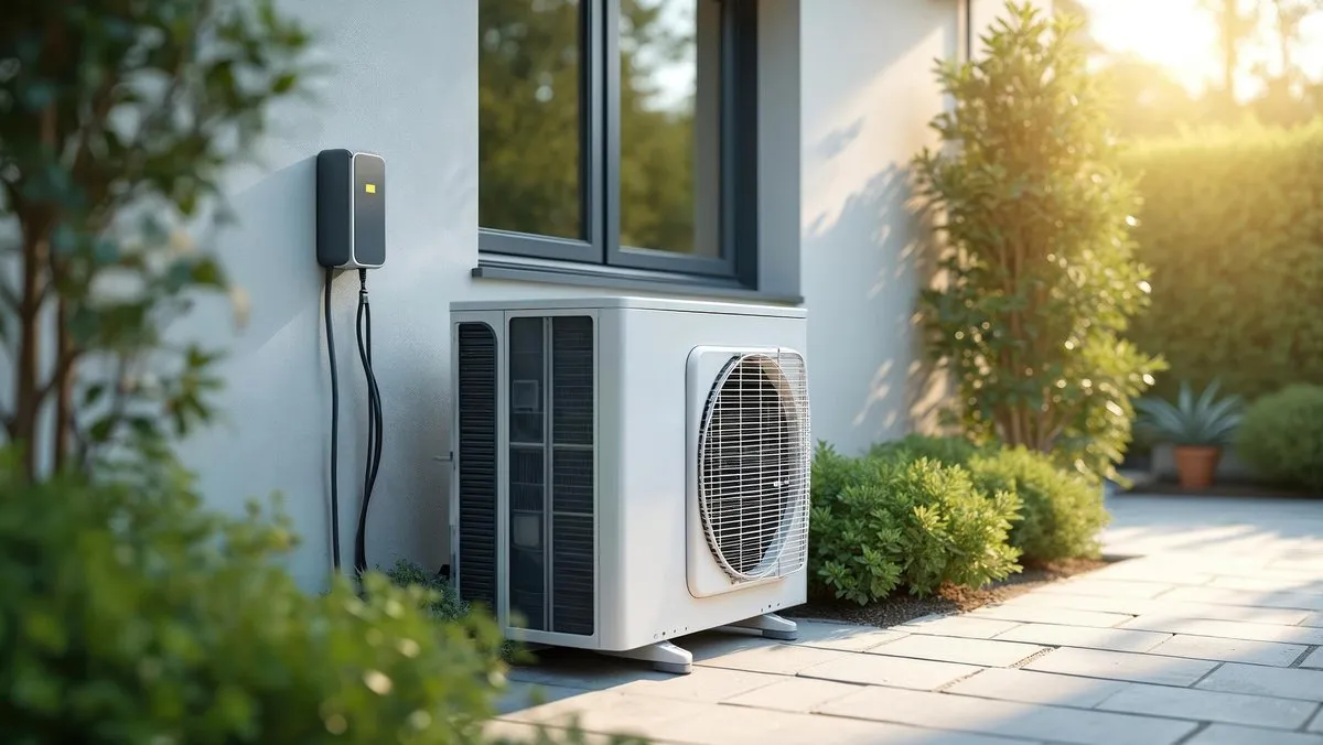 nowoczesny piec ekologiczny pompa ciepła fotowoltaika