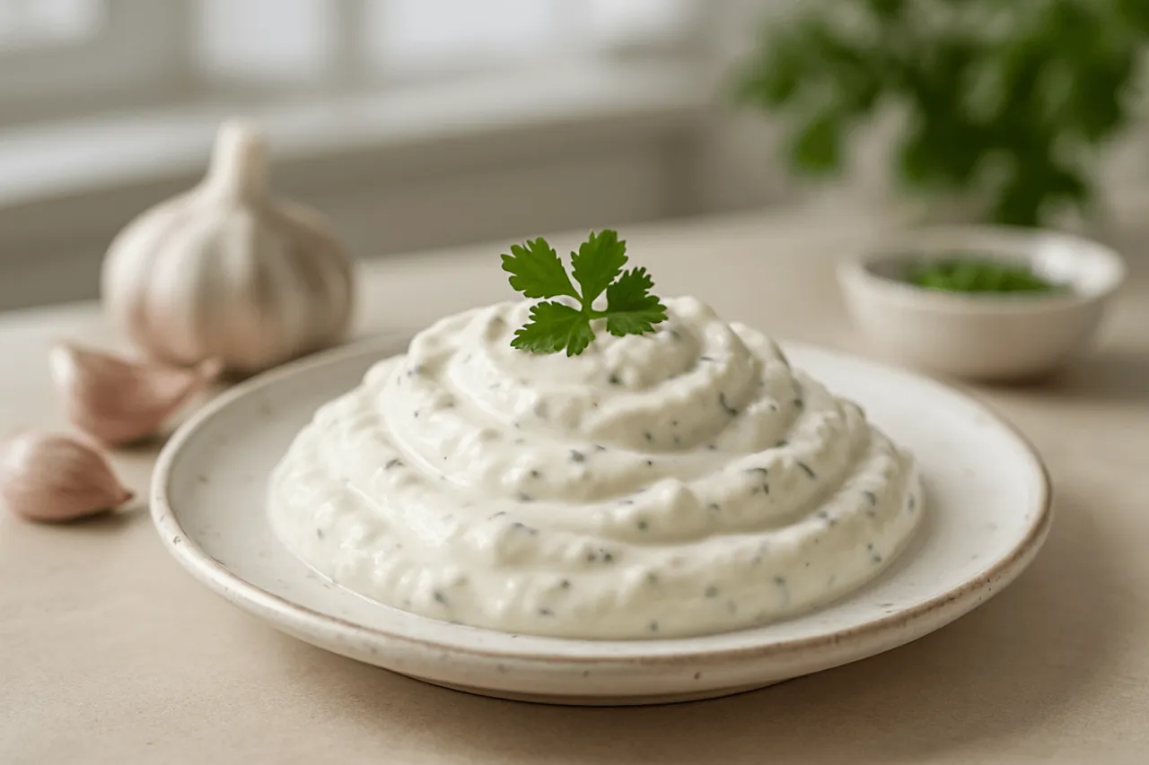 domowy sos czosnkowy do kebaba