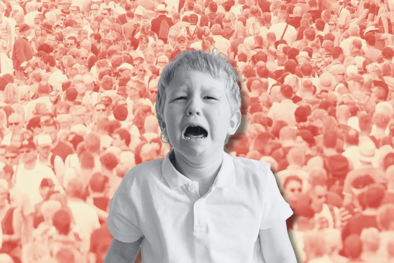 Dziecko w niebezpieczeństwie, symboliczna grafika