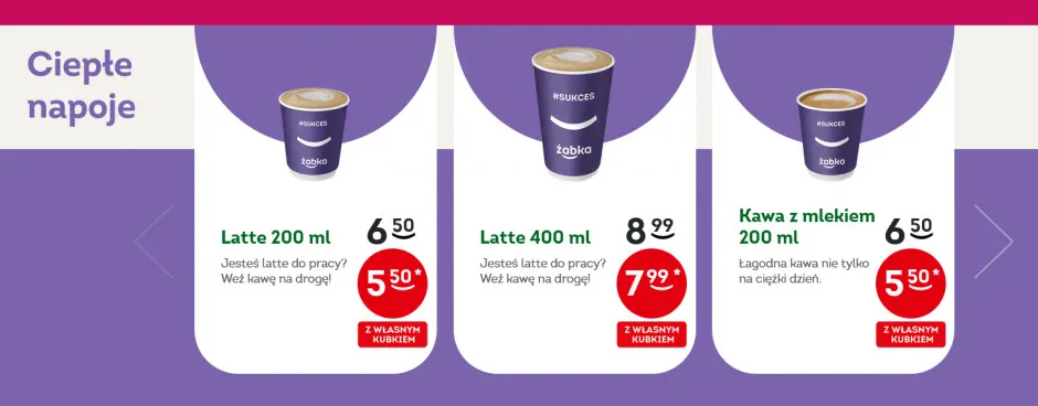 kawa żabka cennik rodzaje