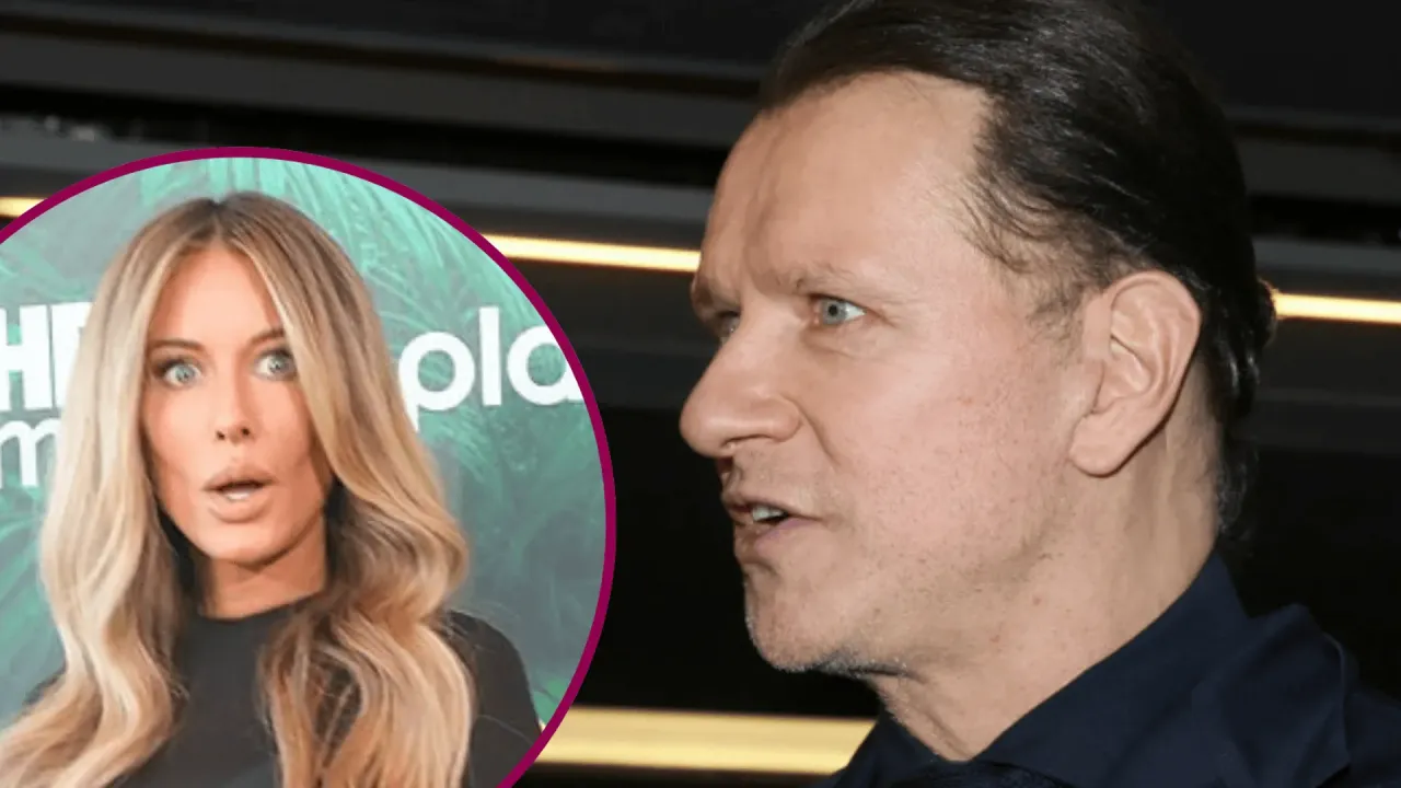 Zaskoczona twarz Bogusi z