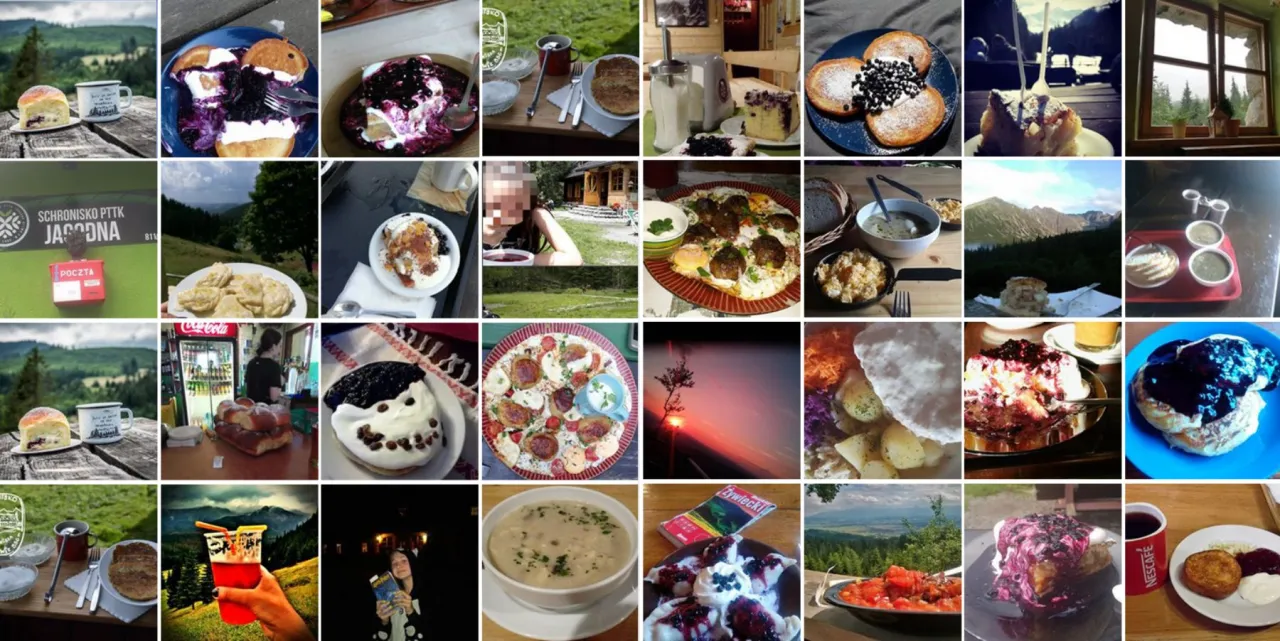 Jedzenie w schronisku górskim