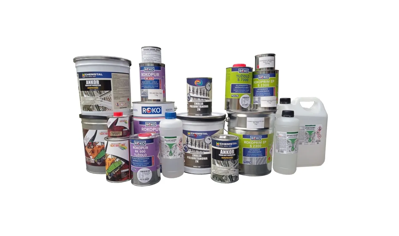 farby poliuretanowe chlorokauczukowe poliwinylowo akrylowe
