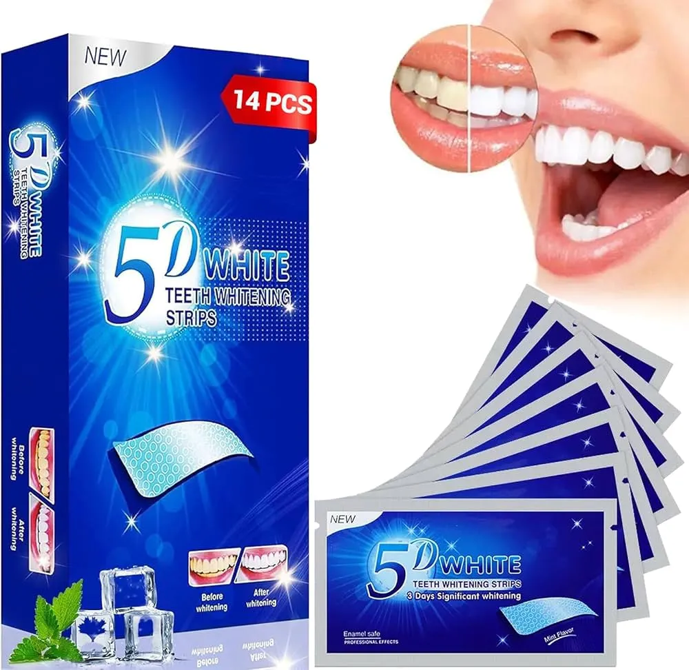 Domowe produkty do wybielania zęb&oacute;w paski żele