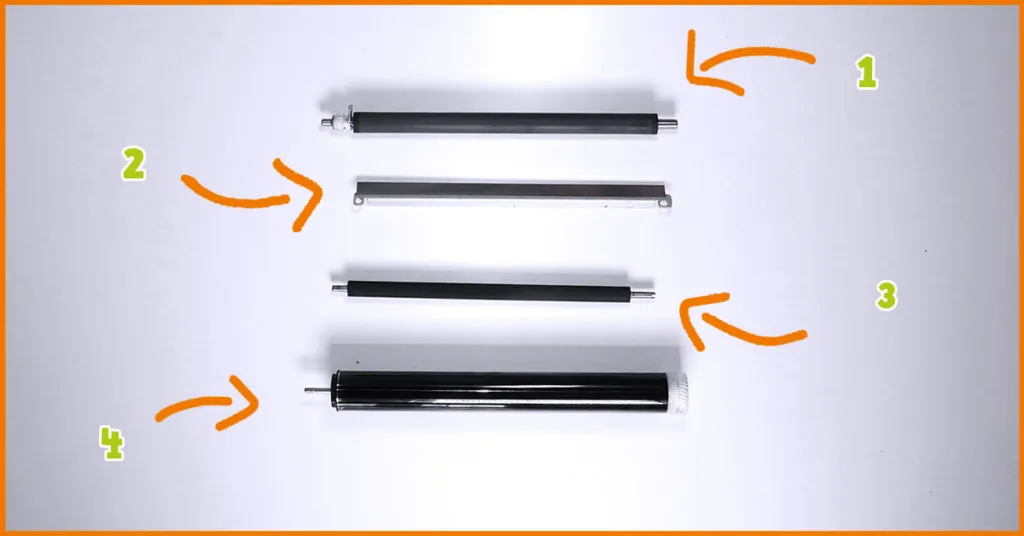 zużyty bęben światłoczuły drukarka laserowa