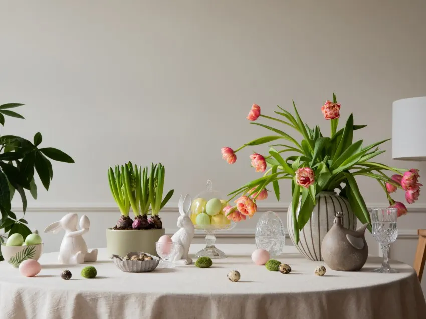 Dekoracje stołu na wiosnę i lato