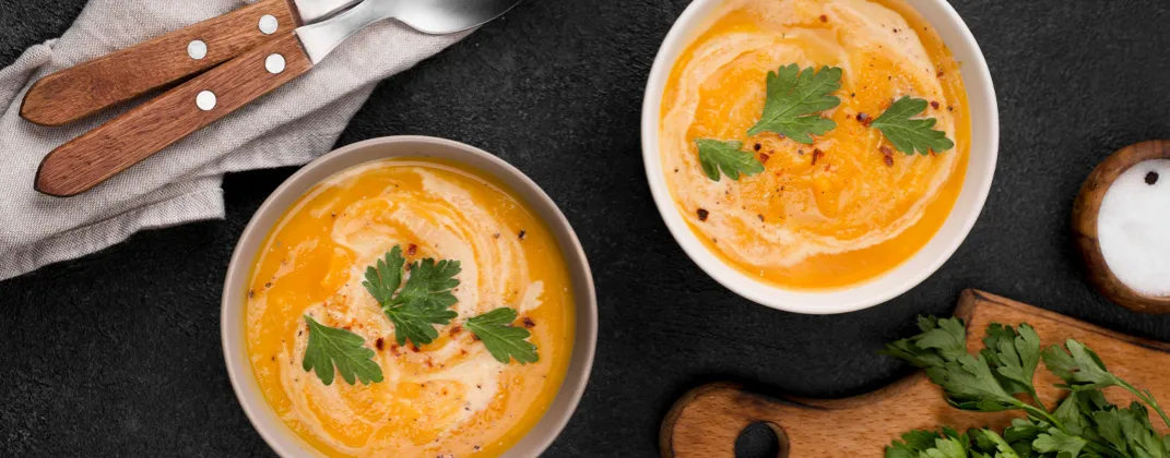 zdrowe zupy collage warzywa