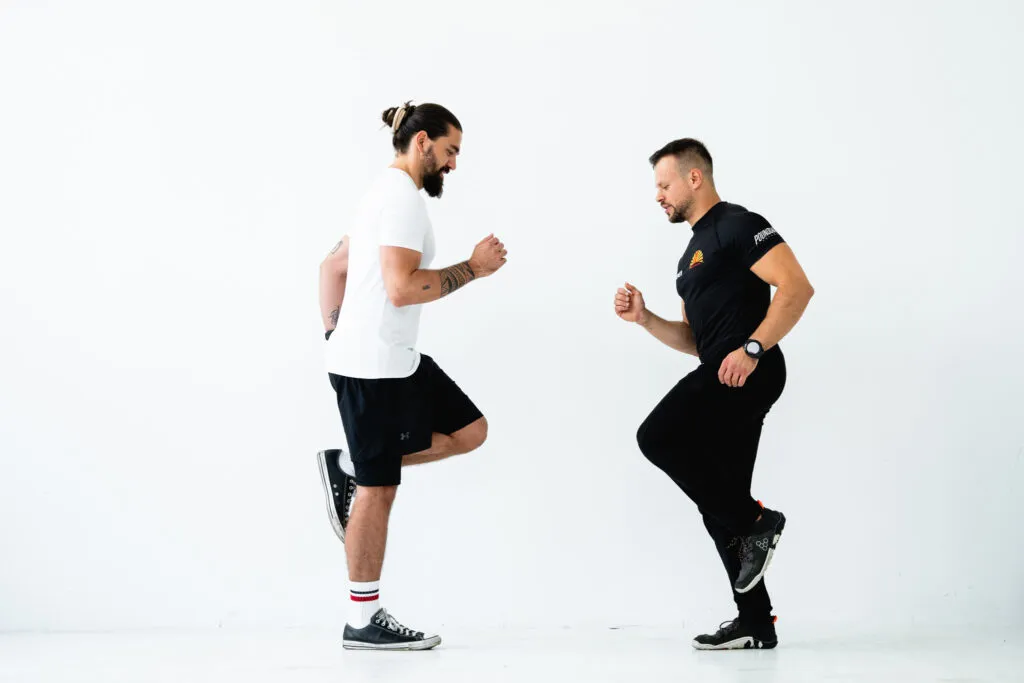 biegacz w strefie tlenowej