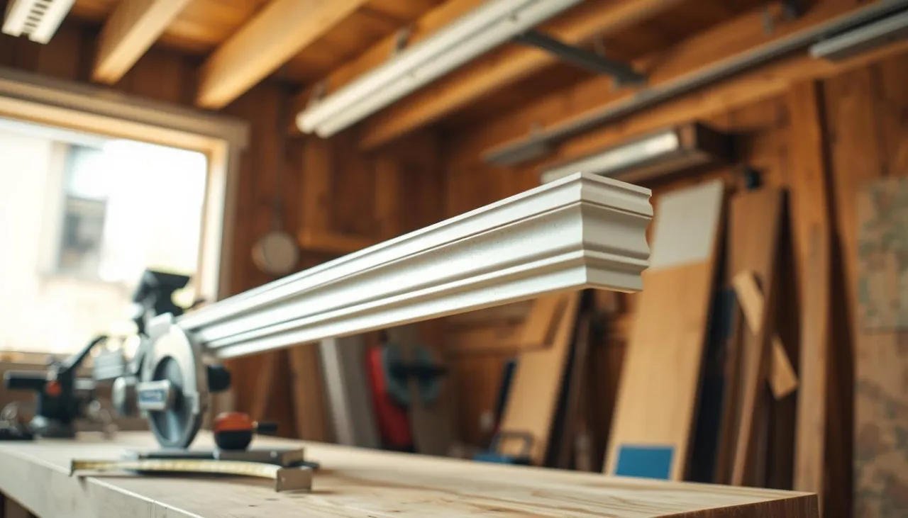 cięcie listwy bez skrzynki uciosowej metoda z kartką