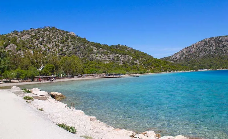 Jezioro Vouliagmeni Loutraki