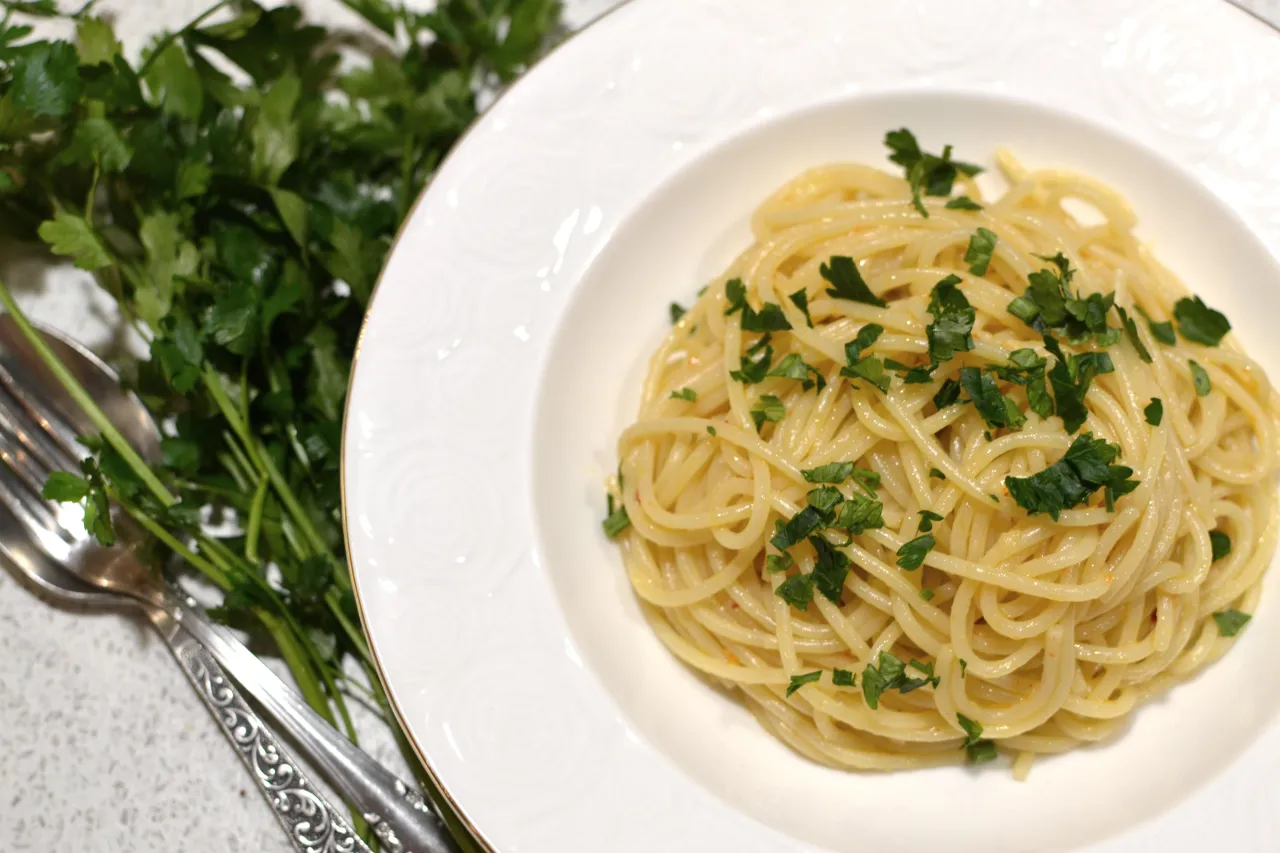 Spaghetti Aglio e Olio składniki