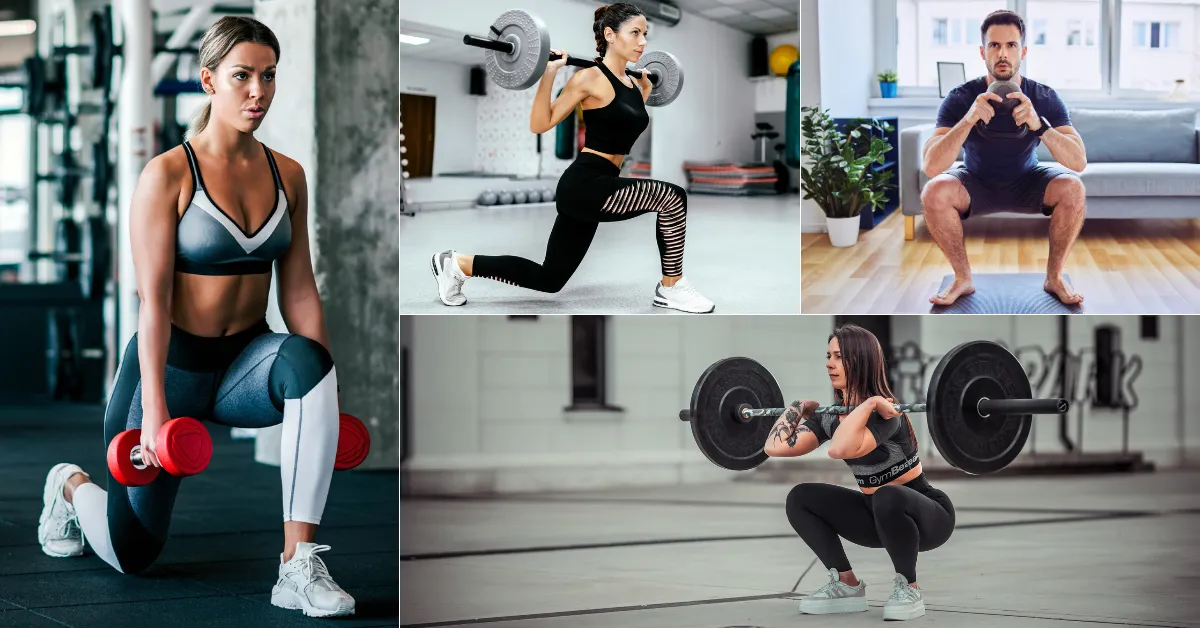 Poprawne wykonywanie przysiadów i wykroków