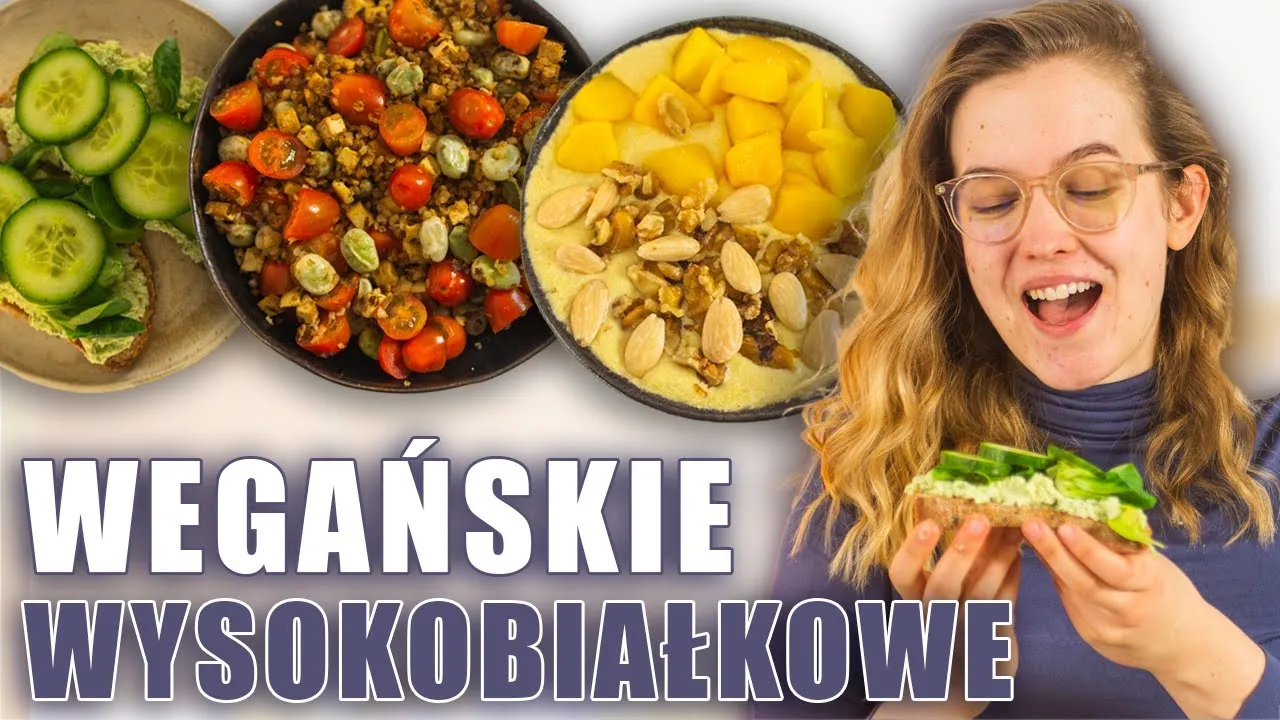 wegańskie posiłki wysokobiałkowe