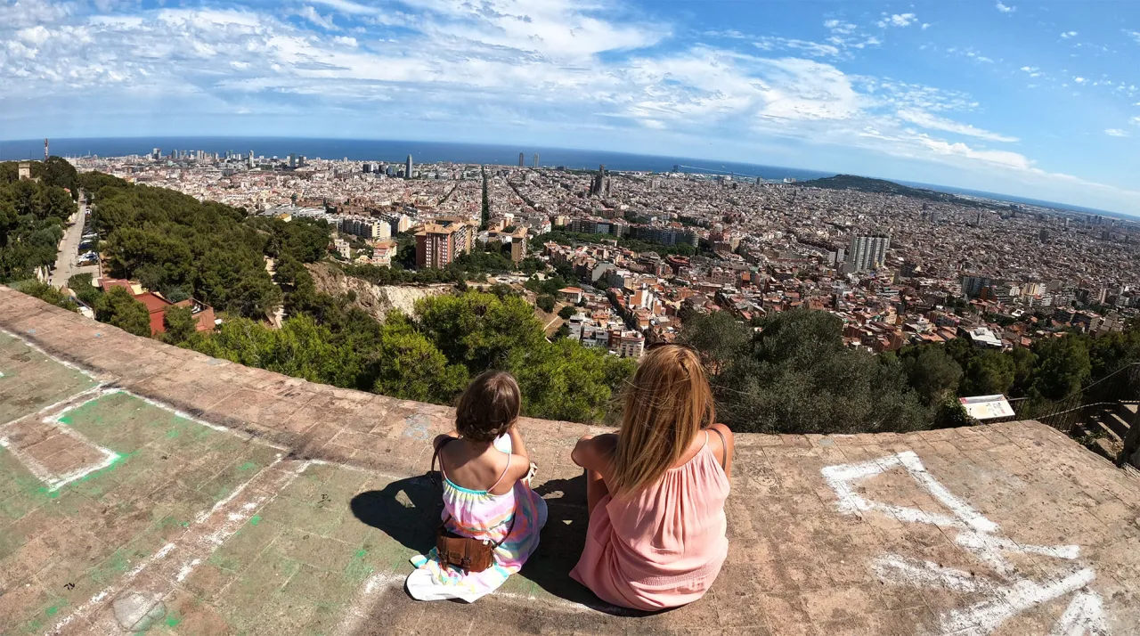 Bunkers del Carmel widok Barcelona