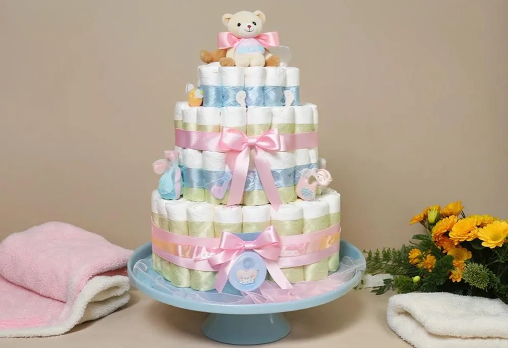 kreatywne prezenty z pampersów inne kształty