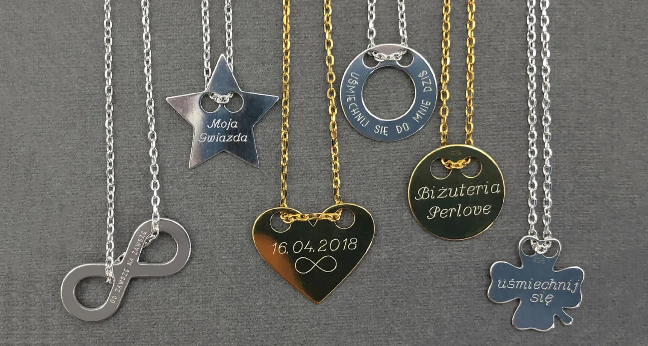 personalizowana biżuteria grawer