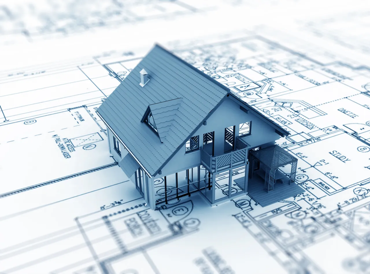 schemat przyłączy mediów do domu