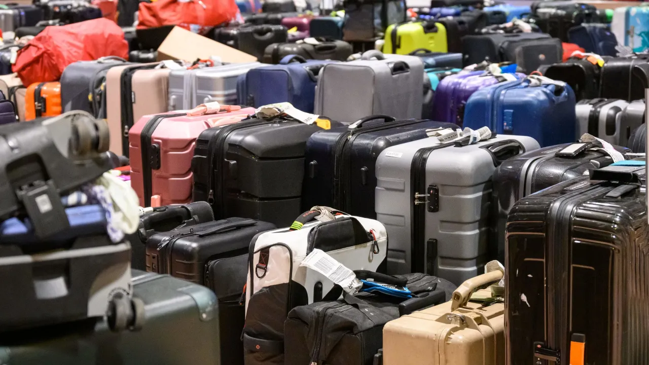 Verlorenes Gepäck Auktion Menschen bieten