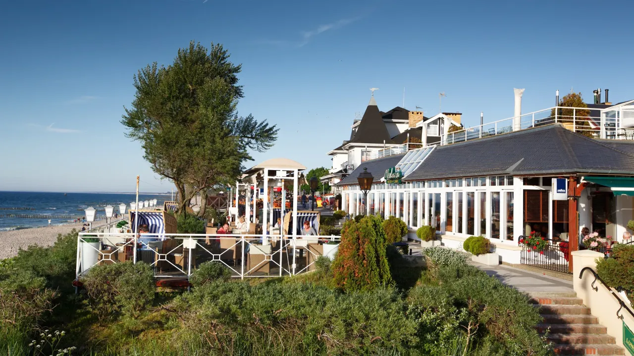 restauracja Mielno widok na morze