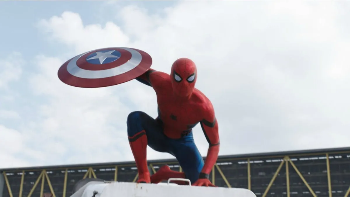 Tom Holland as Spider-Man in Captain America Civil War