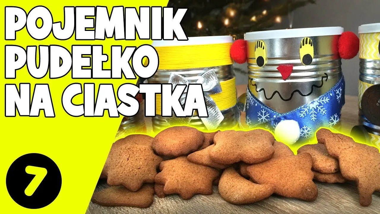 materiały do wykonania pudełka na ciastka DIY