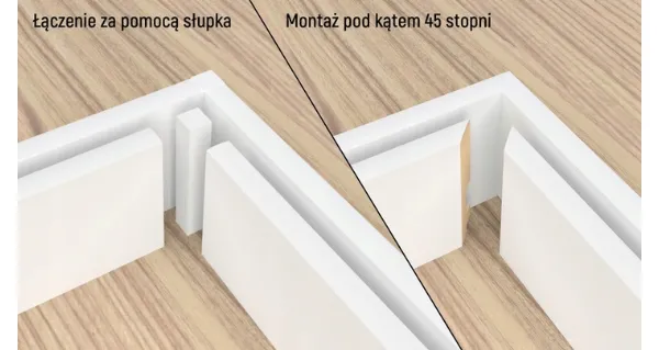 rodzaje listew przypodłogowych MDF styropian drewno