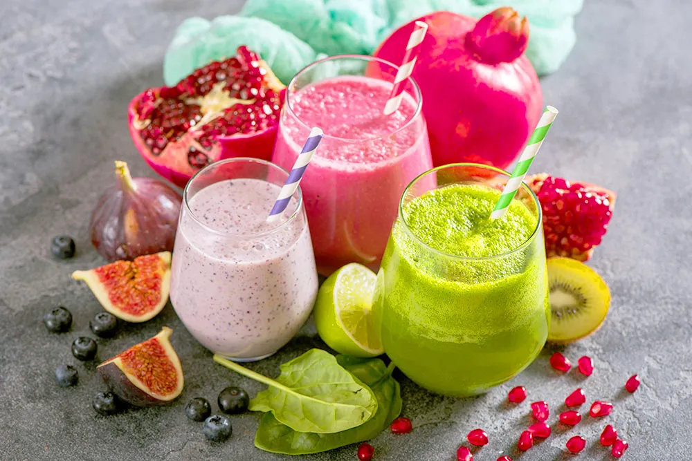 Składniki na koktajl wysokokaloryczny