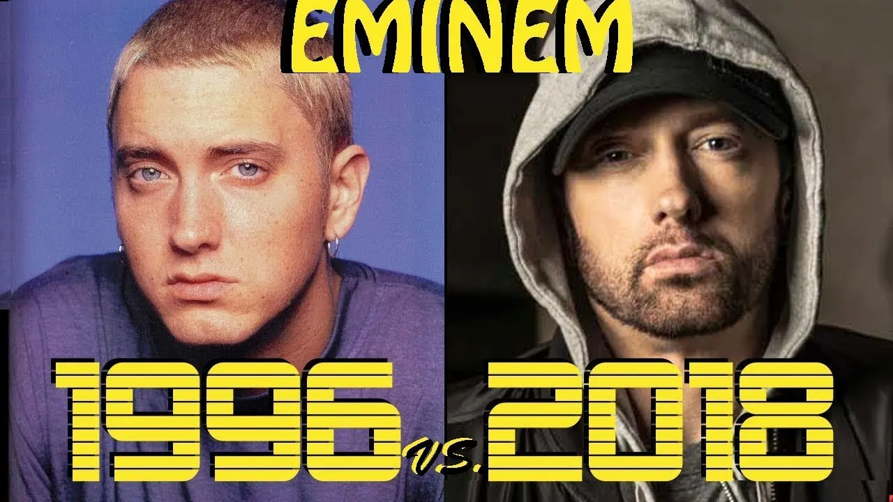 Eminem kiedyś i dziś porównanie wyglądu