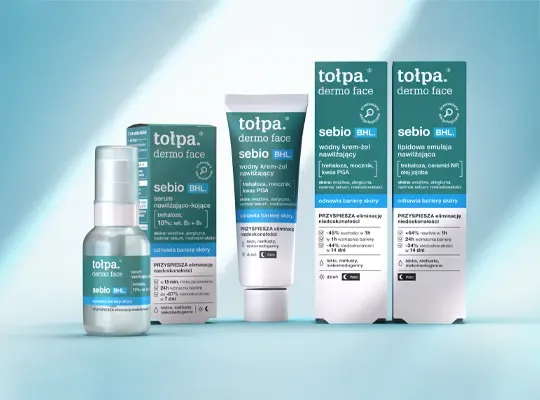tołpa dermo face sebio cała linia produktów