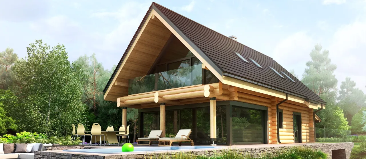 Przykładowe projekty domów z bali