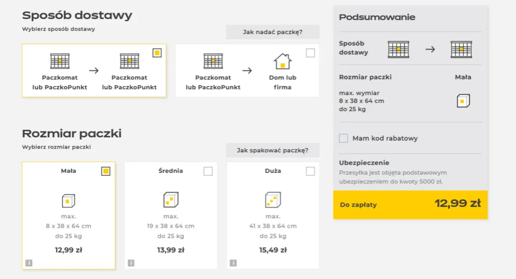 InPost Paczkomat w weekend, nadanie paczki w Paczkomacie