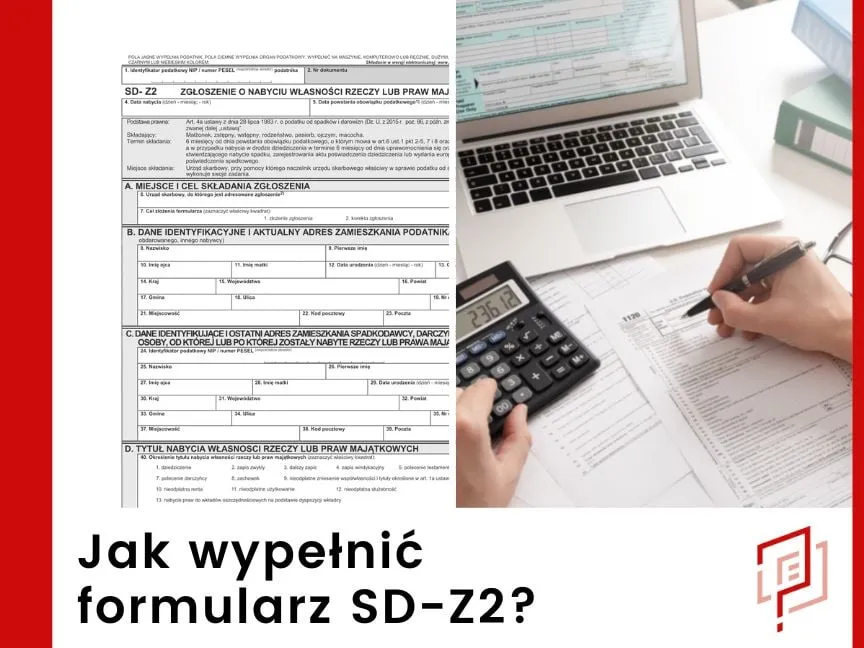 formularz SD-Z2 podatek od spadku