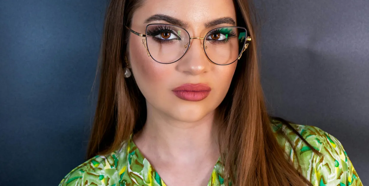 różne style oprawek kocie oczy